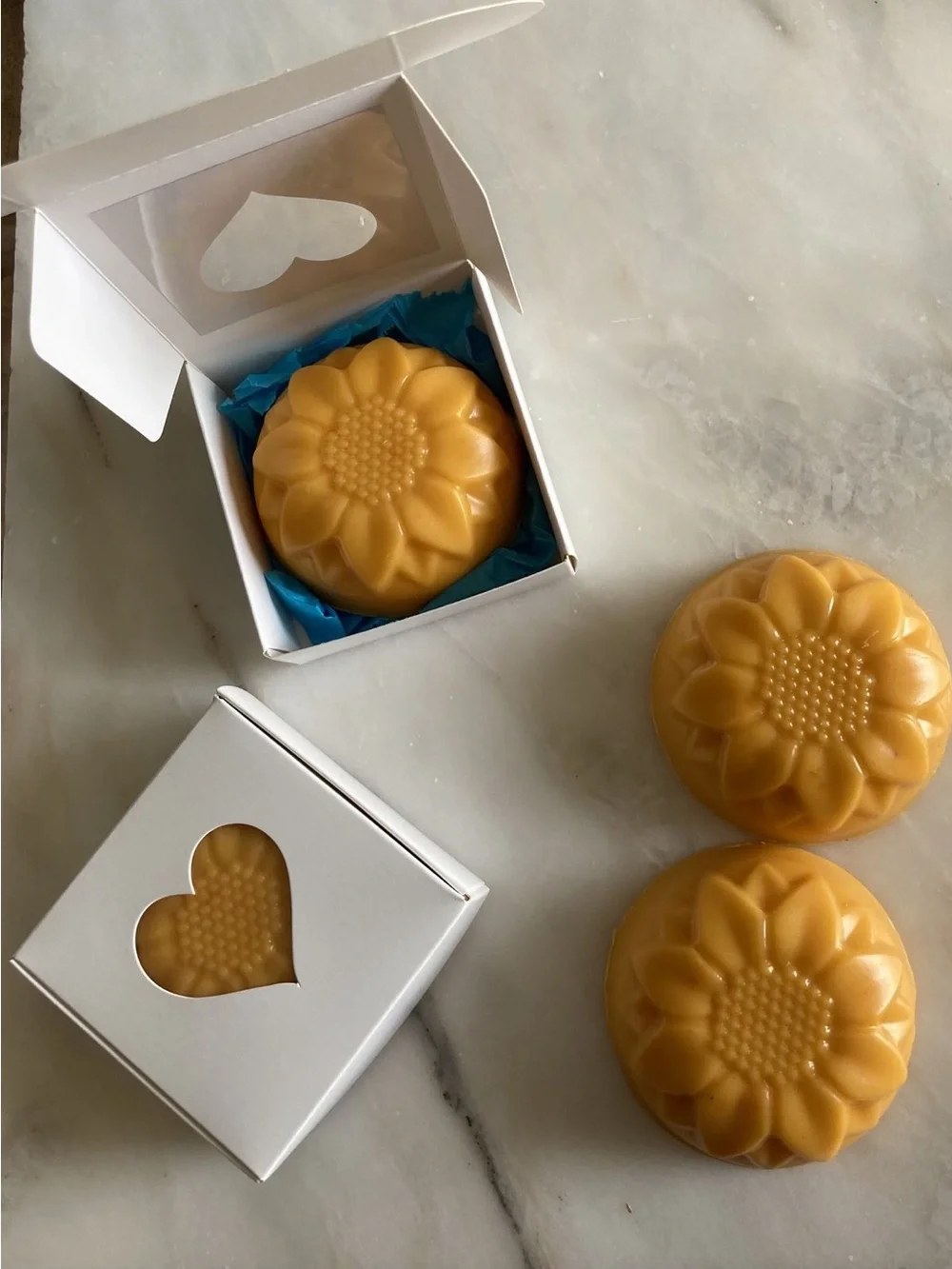 Handmade  Organic Turmeric& Honey Bath Soap Trio - Bath & Body